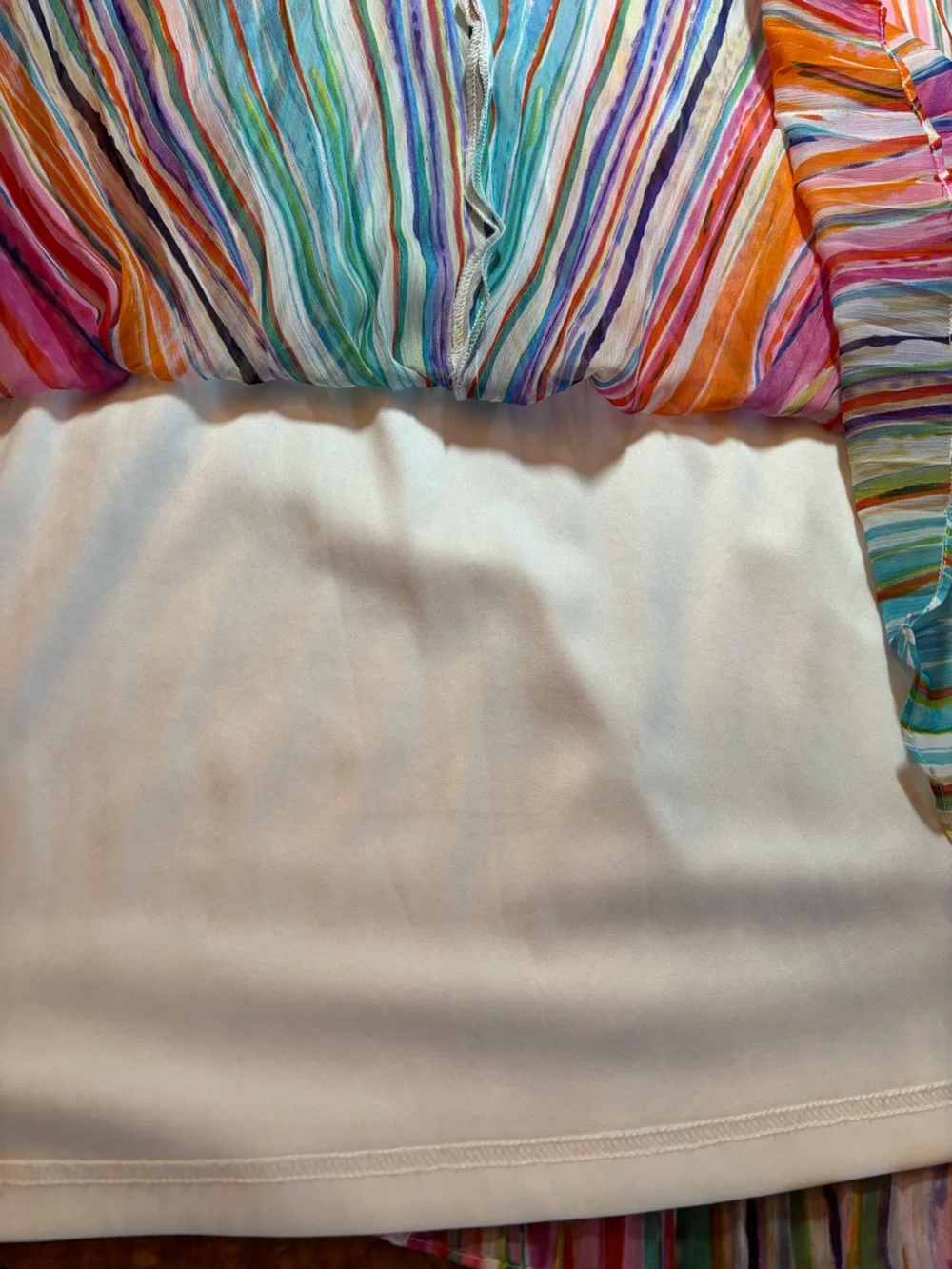 Multicolored maxi skirt by Cristina.
